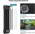 hygger Non-Clogging Fish Tank Bubbler - Aquarium Air Stone with Special EVA Material for Nano Air Pump