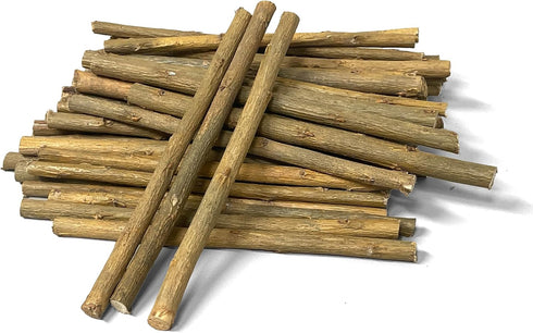 All Natural Willow Chew Sticks for Small Pets - 4 oz - Dental Health & Enrichment