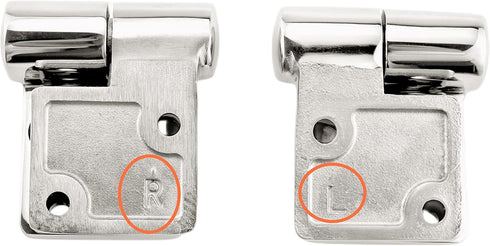 Pair of Take-Apart Hinge, Marine Grade Stainless Steel 316 Hinge for Boat Deck Accessories with Fasteners