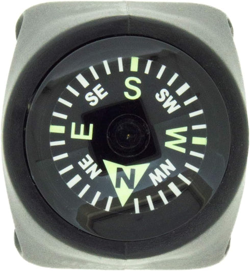 Sun Company Clip-On Compass for Bikes, Handlebar Compass for Bicycle, Motorcycle, ATV, Snowmobile