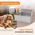 2Gal PAUQEWIE Automatic Dog Water Bowl Dispenser Auto Fill Dog Waterer Outdoor Livestock Water Trough Drinking Feeder