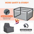 20 lbs JOEJOY Deluxe Dog Booster Seat with Sturdy Metal Frame and Safety Leash for Small Pets up to - Portable Puppy