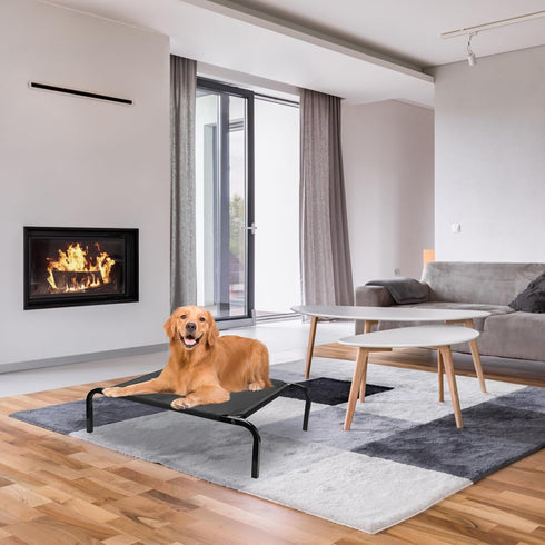 Pet Bed Mesh Dog Sleeping Bed, Comfortable Indoor Hammock Dog Beds, Breathable Elevated Pet Bed for Dogs and Puppies