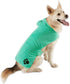 Bone Dry Pet Robe Collection - Embroidered Microfiber Bath Robe with Adjustable Closure for Dogs & Cats, Large, Aqua