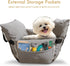 15 lbs, Dog Car Seats for Small Dogs, Puppy Car Seat Under Small Dog Bed for Travel, Elevated Pet Seat with Safety