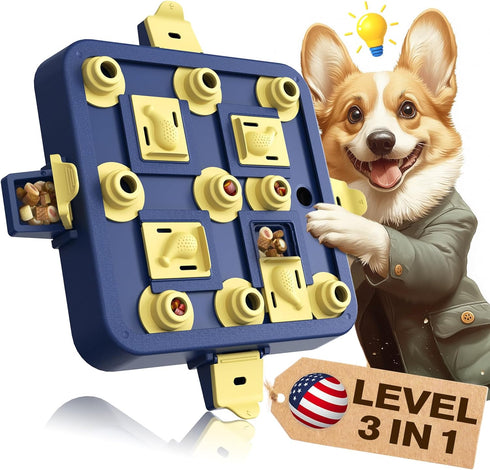 Generic KADTC Interactive Dog Chess Puzzle Toy 3-in-1 Treat Puzzles Game & Boredom