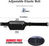 Waterproof Fanny Pack for Women, Adjustable Running Belt Waist Pack Slim Expandable Pocket Belt, Black