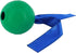 PetKORE 4.75", : KoreFlex Ball & Tail - Green, Dog Toy, Shape Maintaining Rubber, Durable Strap, Treat Stuffing Center