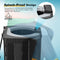500 lbs, Camping Toilet - Upgraded soft toilet seat with urine Splash Guard, Folding Toilet with Detachable Paper