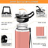 CHSIN Straw,32 oz Tritan BPA-Free Water Bottle with Sports Water Bottle for Fitness Gym Outdoor