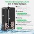 hygger Aquarium Sponge Filter for 5-20 Gallon Small Fish Tanks, Air-Powered Filter with Reusable Biochemical Ball