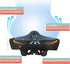 Oversized Bike Seat for Peloton Bike & Bike+, Comfort Cushion Compatible with Road or Exercise Bikes
