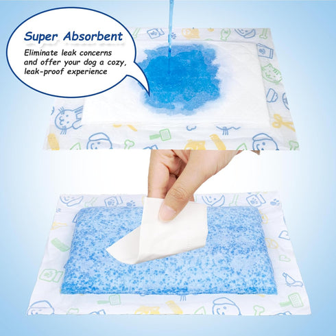 FurVeluxia 160ct, Dog Diaper Liners Booster Pads for Male and Female Dogs, Super Absorbent Disposable Belly Band Liners