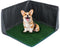 32" x 32" x 17" Dog Litter Box with High Walls with