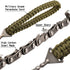 Pocket Chainsaw with Paracord Handle, 24 Inches, 11 Teeth Folding Hand Saw for Fast Wood & Tree Cutting, Emergency