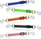 5 Pcs Adjustable Reflective Nylon Dog Collar Clips, Metal Double Ended Backup Clasp for Dog Harness (Bright Color)