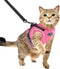 Cat Harness and Leash Set for Walking, Adjustable Reflective Escape Proof Harness for Kittens and Puppies