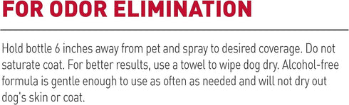 Nature's Miracle Freshening Spray for Dogs, Freshens Coat Between Baths, Neutralizes Odors, Sunkissed Breeze, 8 Ounces