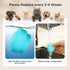 6 Packs 6 Sets-Compatible 2.7L Cat Fountain Filters & Sponge with Cepheus Glass Pet Fountain