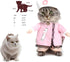 NACOCO Dog Cat Nurse Costume - Pet Nurse Clothing Halloween Jeans Outfit Apparel (XS)