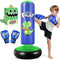 Inflatable Punching Bag, 48" Punching Bag for Kids with Boxing Gloves, Stable