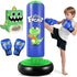 Inflatable Punching Bag, 48" Punching Bag for Kids with Boxing Gloves, Stable