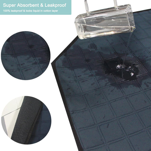 Dog Playpen Mat, Washable Pee Pad for Octagon Puppy Whelping Pading Leakproof Potty Training Pad Liner for Crate Kennel