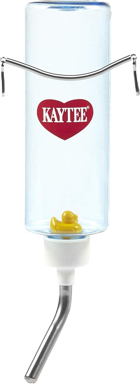 Kaytee 3 Pack Small Animal Water Bottles, 8 Ounce Capacity Each for Hamsters, Gerbils, and Pet Rats