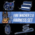 OneTigris Handled No-Pull Dog Walking Leash Long Traffic Leads for Medium to Large Dogs (Blue, 6FT)