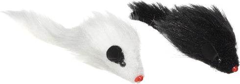 SPOT Twin Plush Mice Cat Toy - Rattle and Catnip Toy for Indoor Cats and Kittens, 2pcs, 4.5in, Fun Entertainment