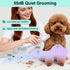 5 1, Trimmer TBTeek Dog Clippers with LED Light, Cordless Dog Grooming Kit in Rechargeable Quiet Pet Clippers Paw Nail
