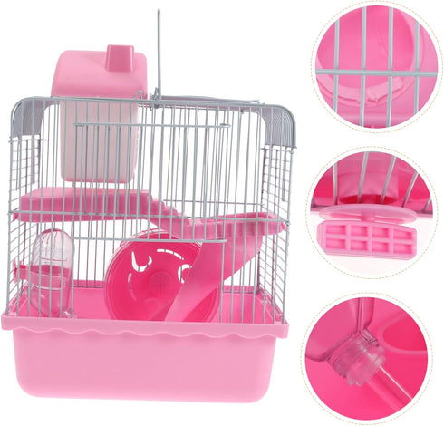 Chinchilla Chinchilla Happyyami Hamster Cage Guinea Pig Toys Hamster Rat Cage Accessories House Hamster Villa Cage