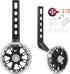 Training Wheels for Bike, Compatible for 12/14/16/18/20 Inch, Flash Mute Wheel, 1 Pair