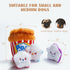 Nocciola Popcorn Squeaky Dog Toys - Hide and Seek Plush Interactive Dog Toys for Small and Medium Dogs
