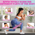 Resistance Bands Set with Non-Slip Design, 3 Levels for Hips & Glutes, Booty Bands for Home Fitness, Yoga, Pilates
