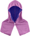 Generic Hooded Towel for Cooling and Sun Protection for Summer Activities, Purple
