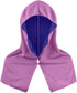 Generic Hooded Towel for Cooling and Sun Protection for Summer Activities, Purple