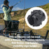 Kayak Rail Adapter - Compatible with Hobie H-Rail, Kayak Fishing Accessories (Black)