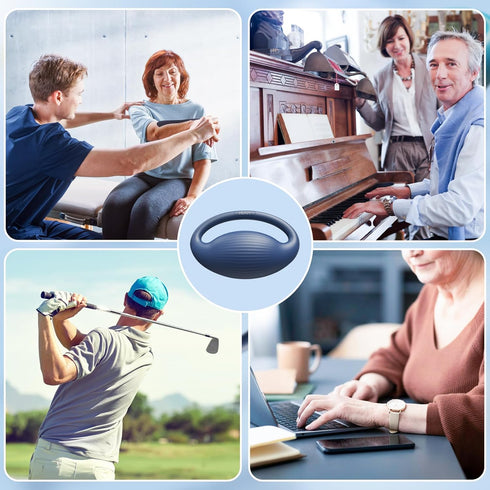 FitBeast Stress Balls for Adults - 3 Resistance Levels Squeeze Balls for Hand Therapy and Rehabilitation