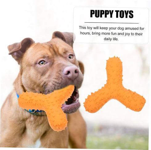 Dog Toy Pet Latex Chew Toys, Puppy Chew Pacifier, Decorative Bite Toy for Interactive Training, Small Dog Outdoor