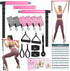 Pilates Bar Kit with Resistance Bands, Multifunctional Yoga Pilates Bar for Home Gym Workouts