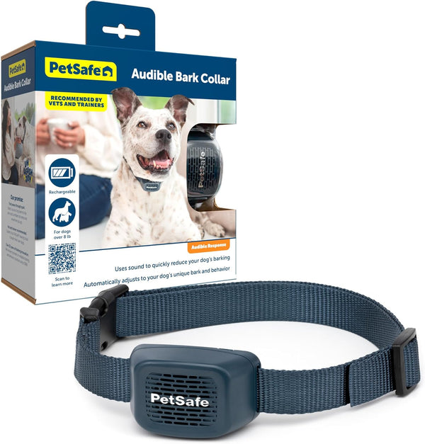 PetSafe Audible Bark Dog Collar, Humanely Stop Barking, Alternative to Static Shock No Bark Collar, 10 Levels of Safe