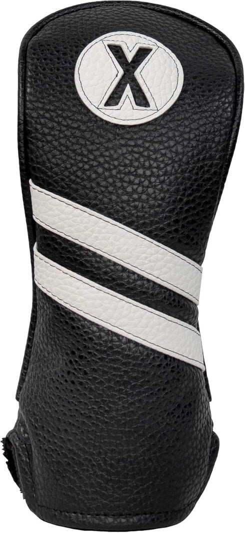 ProActive Sports Vintage Golf Club Head Covers, Classy Leather Look for Most Clubs
