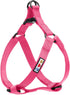 Pawtitas Pink Solid Color Step in Dog Harness, Extra Small Dog Training Walking Vest Harness