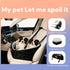 NETSEKEPET 30 lbs, 7 Elevated Dog Booster Car Seat for Medium/Small Dogs, up to in Memory Foam Cushion, with Waterproof