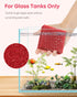 8 Pack 3.25" 3.25" 1", Pawfly Aquarium Glass Cleaner Sponge, x x Algae Scrubber Pad for Glass Aquariums, Fish Tank