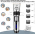 Dog Clippers Grooming Kit and Paw Trimmer, Cordless, Low Noise, Electric Quiet, Rechargeable, for Thick Coats, Silver