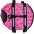 Snik-S Dog Life Jacket, Pet Swimming Preserver with Reflective Stripes and Adjustable Belt for Short Nose Dogs