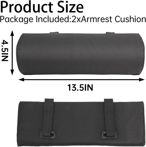 Generic 2 Pcs Office Chair Arm Pads, Wheelchair Desk Computer Chair Armrest Pads for Comfortable Seating for Folding