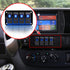 FXC Rocker Switch Aluminum Panel, 4 Gang Toggle Switches Dash, 5 Pin ON/Off, 2 LED Backlit for Boat Car Marine Blue